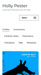 Mobile Screenshot of hollypester.com